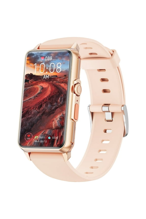 1.57-inch Women's Smartwatch, Fitness Tracker with 100+ Exercise Modes, Answer/Call, Smartwatch fits for Android & Iphone Devices (Pink)