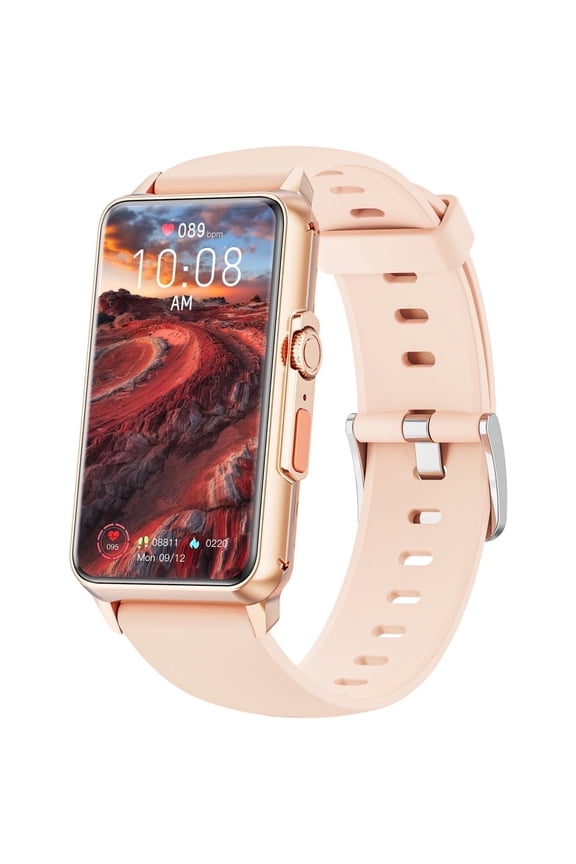 1.57-inch Women's Smartwatch, Fitness Tracker with 100+ Exercise Modes, Answer/Call, Smartwatch fits for Android & Iphone Devices (Pink)