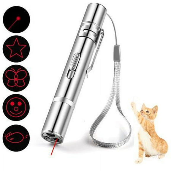 Carkira Cat Toys USB Rechargeable Laser Stick, Cat Interactive Cat Toys
