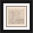thumbnail image 1 of Carl Anton Reichel 15x15 Black Ornate Wood Framed Double Matted Museum Art Print Titled - 004, 1 of 5