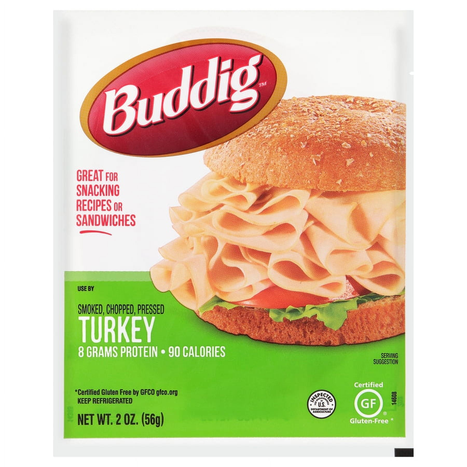 Carl Buddig, Turkey, Sliced, 2 oz Pouch