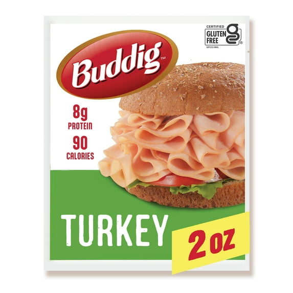 Carl Buddig, Turkey Lunchmeat 2 oz Plastic Pouch, Refrigerated