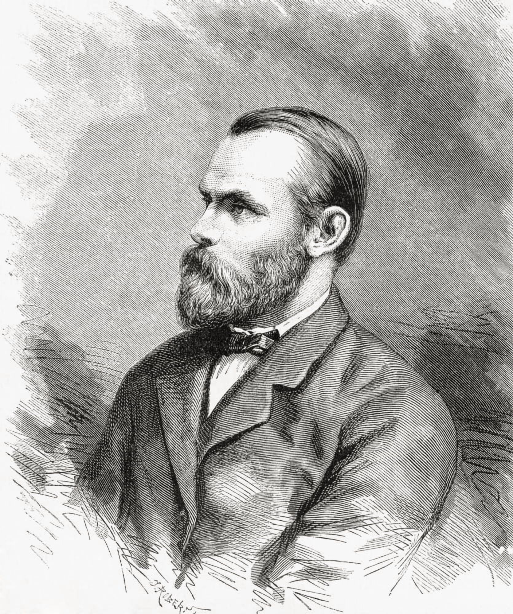 Carl Christian Koldewey 1837 To 1908 German Arctic Explorer Leader Of Both German North Polar Expeditions From El Mundo En La Mano Published 1875 Canvas Art - Ken Welsh Design Pics (26 x 32)