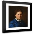 thumbnail image 1 of Carl Christian Vogel von Vogelstein 20x23 Black Modern Framed Museum Art Print Titled - Portrait of the Klara Schrader (1865), 1 of 5