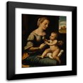 thumbnail image 1 of Carl Eggers 20x24 Black Modern Framed Museum Art Print Titled - The Madonna Del Garofano, 1 of 5