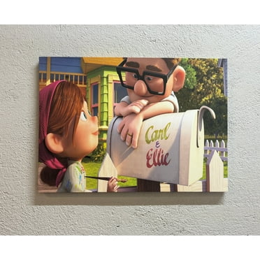 Carl And Ellie Canvas Art, Air Balloons Canvas, Movie Up Printed, Abstract Art Canvas, Modern Wall Decor, Love Artwork, Canvas Wall Decor - Rolled Canvas