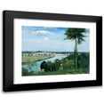 thumbnail image 1 of Carl Fredrik Hill 18x14 Black Modern Framed Museum Art Print Titled - French River Landscape, Bois-Le-Roi (1877), 1 of 5