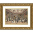 thumbnail image 1 of Carl Goebel the younger 14x11 Gold Ornate Wood Frame and Double Matted Museum Art Print Titled - The Family Tree (1888), 1 of 4