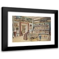 thumbnail image 1 of Carl Goebel the younger 18x14 Black Modern Framed Museum Art Print Titled - The Apse Room with the Roman Bricks (1889), 1 of 5