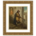 thumbnail image 1 of Carl Goebel the younger 20x23 Gold Ornate Framed and Double Matted Museum Art Print Titled - A Man with a Rifle, 1 of 4