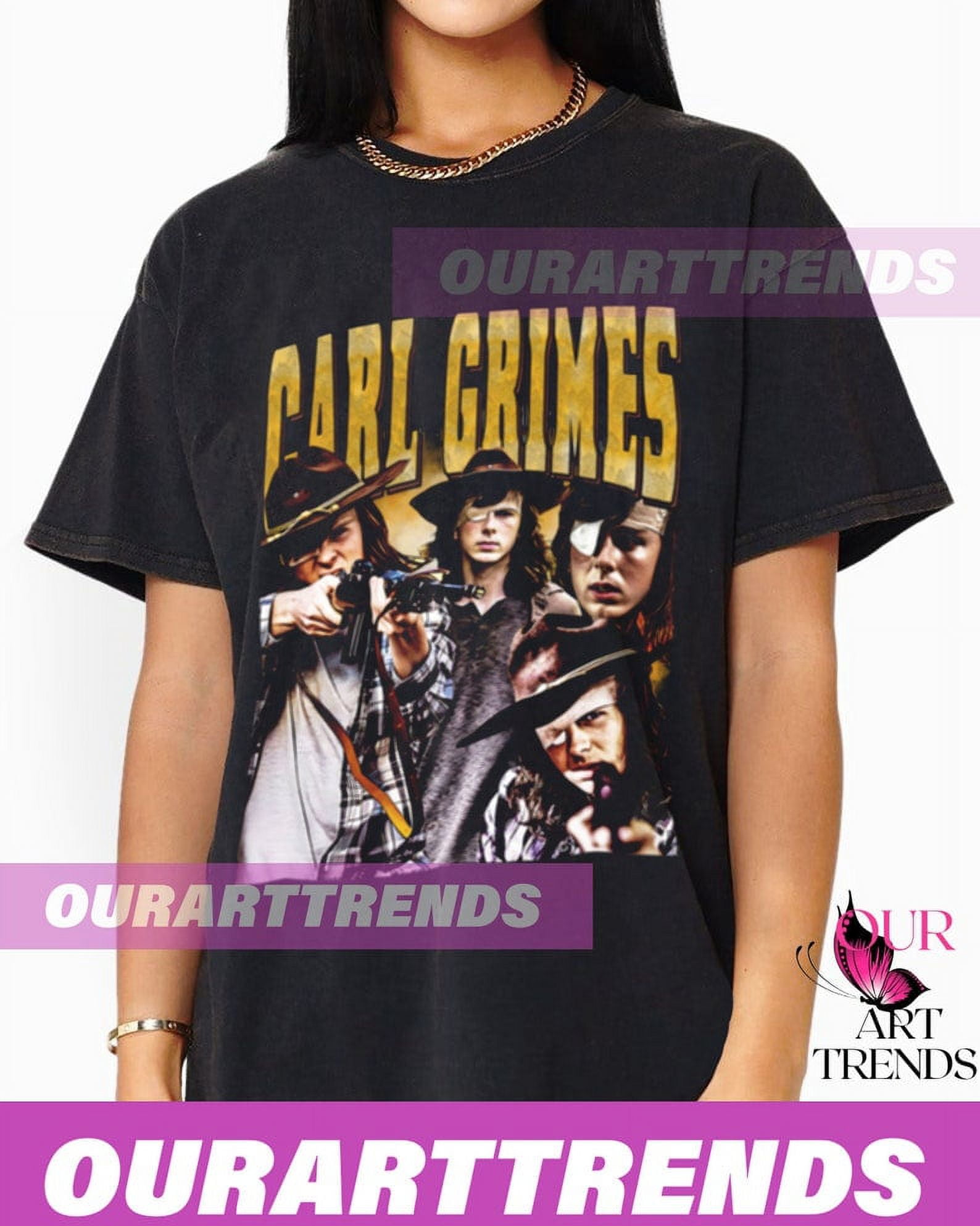 Carl Grimes Actor Movie Drama Television Series Fans Gift Tshirt