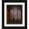 thumbnail image 1 of Carl Gustav Carus 15x18 Black Ornate Wood Framed Double Matted Museum Art Print Titled - Memory of Naples (Moon Night Over the Mediterranean) (Around 1832), 1 of 5
