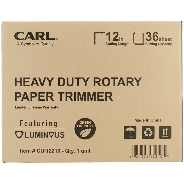 CARL X-trimmer Paper Trimmer - 80 Sheet Cutting Capacity - 20 CARL X-trimmer Paper Trimmer - 80 Sheet Cutting Capacity - 20