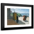 thumbnail image 1 of Carl Hedelin 18x15 Black Modern Framed Museum Art Print Titled - Soldiers Outside the Nationalmuseum, Stockholm (1891), 1 of 5