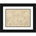 thumbnail image 1 of Carl Heinrich Hermann 24x18 Black Ornate Framed Double Matted Museum Art Print Titled: History of Germany (1820-50), 1 of 5