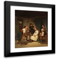 thumbnail image 1 of Carl Johann Lasch 15x17 Black Modern Framed Museum Art Print Titled - The Bridal Decoration (1860), 1 of 5