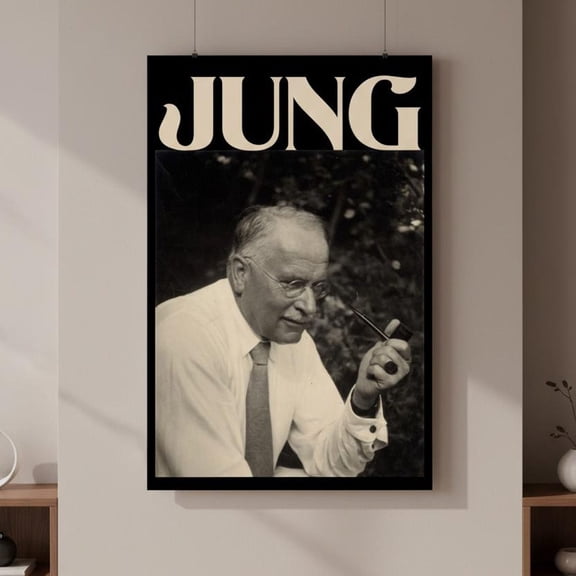 Carl Jung Shadow Self Wall Art Print, Unframed Paper Poster 8x10in