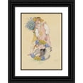 thumbnail image 1 of Carl Larsson 18x24 Black Ornate Framed Double Matted Museum Art Print Titled: Lisbeth and Brita (1902), 1 of 5