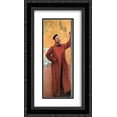 thumbnail image 1 of Carl Larsson 2x Matted 14x24 Black Ornate Framed Art Print 'Before the mirror', 1 of 2