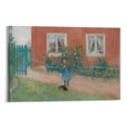 thumbnail image 1 of Carl Larsson Art Poster Cat And Sandwich Painting Poster Canvas Art Poster and Wall Art Picture Print Modern Family bedroom Decor Posters 16x24inch(40x60cm), 1 of 6