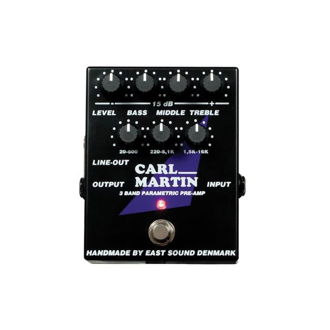 Carl Martin 3 Band Parametric Pre-Amp Pedal - Walmart.com