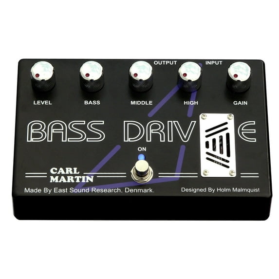 Carl Martin Bass Drive Tube Pre Amp Bass Effects Pedal