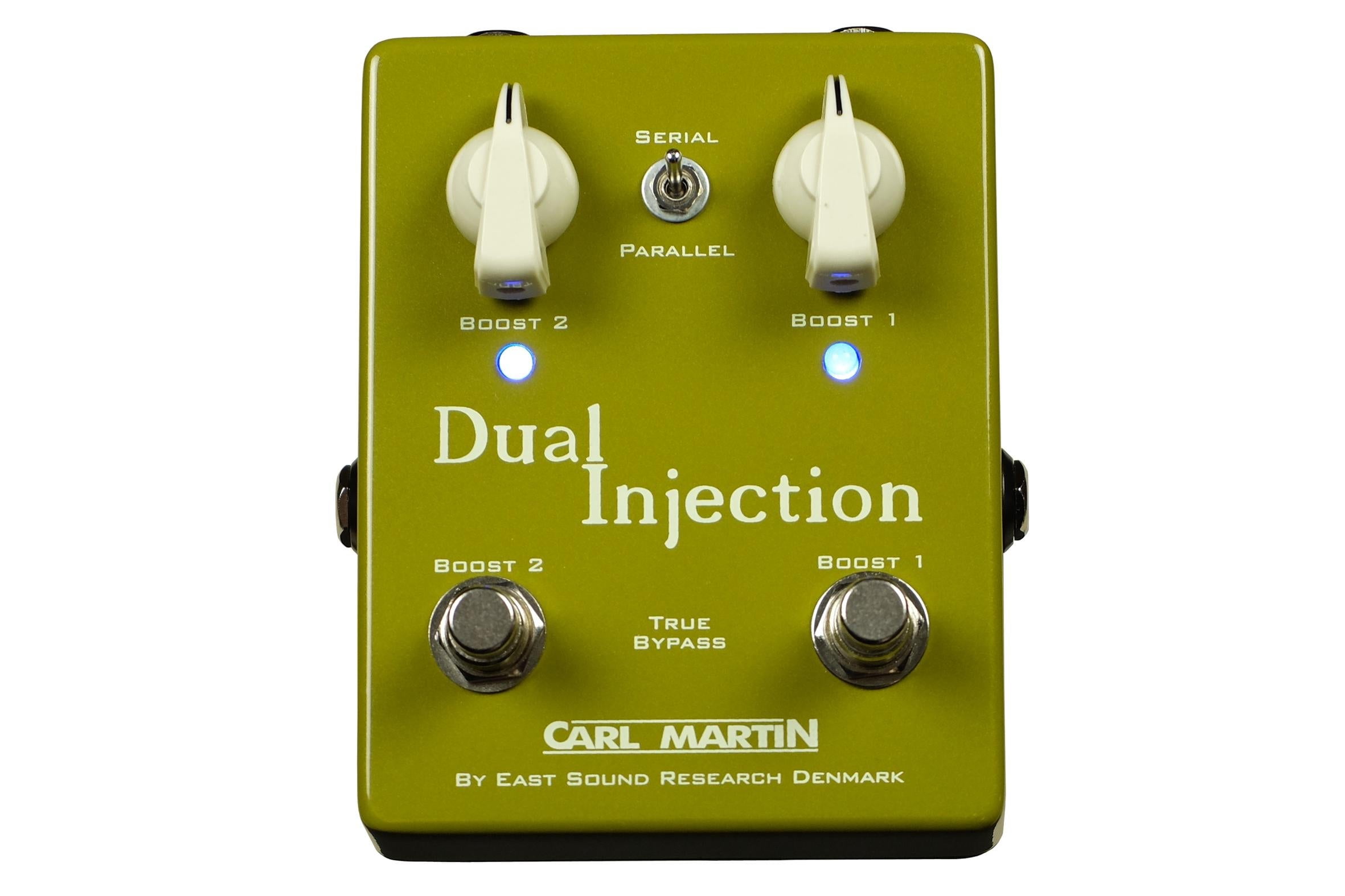 Carl Martin Dual Injection Boost Stomp Box Effect Pedal - CM0221