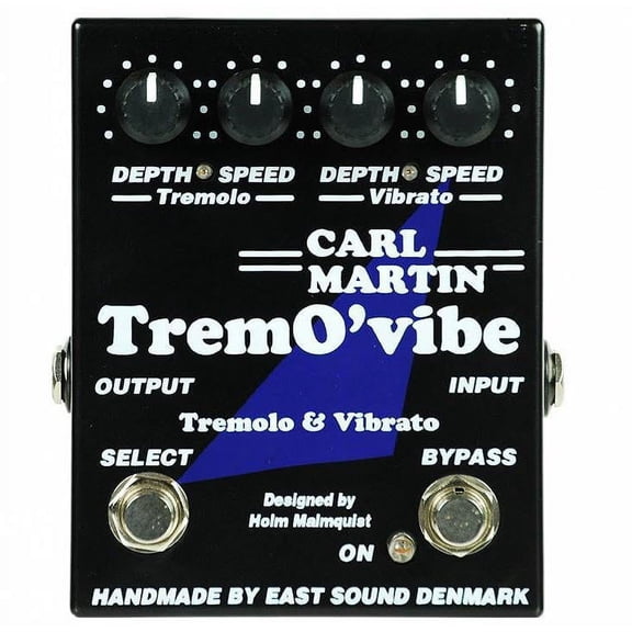 Carl Martin TremO'vibe Tremolo & Vibrato Effects Pedal Black