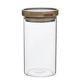 thumbnail image 1 of Carl Mertens Jar, Borosilicate Glass, Bamboo Lid (Medium), 1 of 5