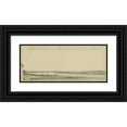 thumbnail image 1 of Carl Morgenstern 18x10 Black Ornate Wood Framed Double Matted Museum Art Print Titled - View from Russelsheim Across the Main to Mainz and Hochheim, May 17 (1829), 1 of 5