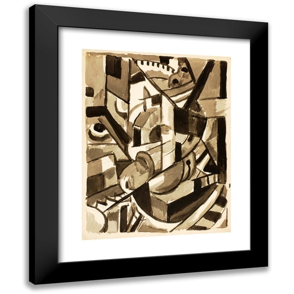 Carl Newman 15x18 Black Modern Framed Museum Art Print Titled - Abstract IIi