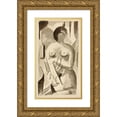 thumbnail image 1 of Carl Newman 15x24 Gold Ornate Framed and Double Matted Museum Art Print Titled - Abstract 5, 1 of 4