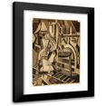 thumbnail image 1 of Carl Newman 18x24 Black Modern Framed Museum Art Print Titled - Abstract-Seated Figure, 1 of 5