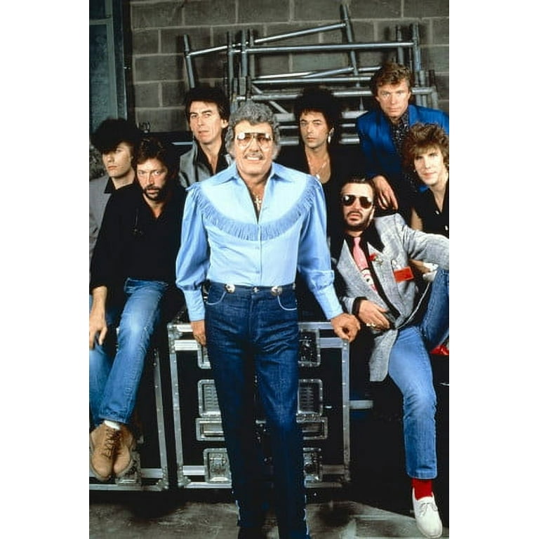 Carl Perkins and Ringo Starr and George Harrison and Eric Clapton and Dave Edmunds in Blue Suede Shoes Rock N'Roll legends 24x36 Poster - Walmart.com