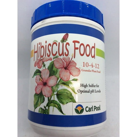 Carl Pool Hibiscus Granular Fertilizer, 4 lbs, for healthy growth and prolific blooms