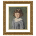 thumbnail image 1 of Carl Probst 20x24 Gold Ornate Framed and Double Matted Museum Art Print Titled - Girls' Portrait, 1 of 4