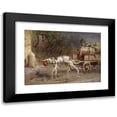 thumbnail image 1 of Carl Reichert 14x11 Black Modern Framed Museum Art Print Titled - On the Way to the Market, 1 of 5