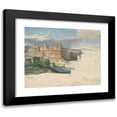 thumbnail image 1 of Carl Rottmann 18x15 Black Modern Framed Museum Art Print Titled - The Ruins of the Imperial Palaces in Rome (1831), 1 of 5