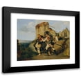 thumbnail image 1 of Carl Schindler 14x12 Black Modern Framed Museum Art Print Titled - The Capture of the Spy (1838), 1 of 5
