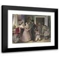 thumbnail image 1 of Carl Schindler 18x15 Black Modern Framed Museum Art Print Titled - A Young Officer Saying Farewell to His Family (1841), 1 of 5