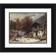 thumbnail image 1 of Carl Schweninger 24x20 Black Ornate Framed Double Matted Museum Art Print Titled: After Successful Hunt, 1 of 5