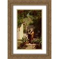 thumbnail image 1 of Carl Spitzweg 2x Matted 18x24 Gold Ornate Framed Art Print 'The Cactus Lover', 1 of 2