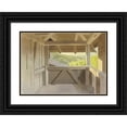 thumbnail image 1 of Carl Theodor Reiffenstein 14x11 Black Ornate Wood Framed Double Matted Museum Art Print Titled: Outlook from the High Seat at Wasenkit Near Braunfels Via the Surrounding Forest Landscap, 1 of 5