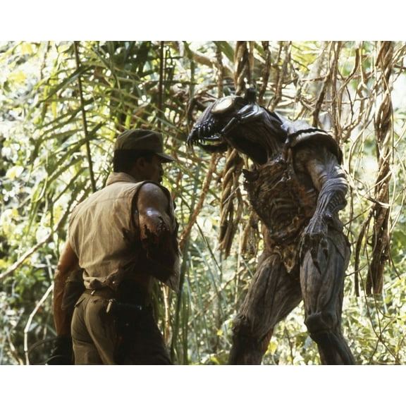 Carl Weathers In Predator Severed Arm Confronted By Alien 24X36 Classic Hollywood Poster