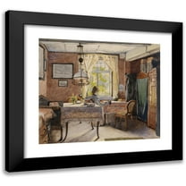 Carl Wenzel Zajicek 14x12 Black Modern Framed Museum Art Print Titled - Sunny Interior