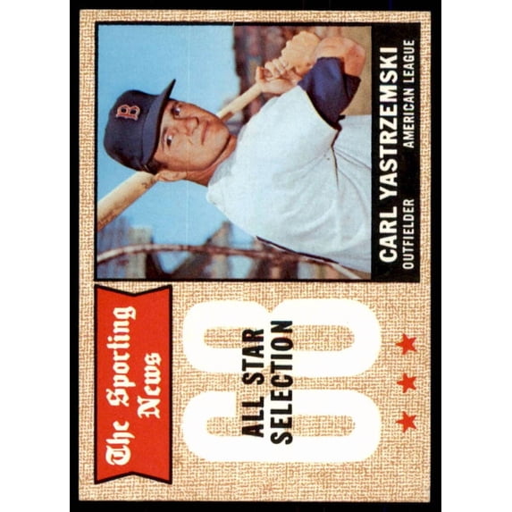 Carl Yastrzemski AS Card 1968 Topps #369