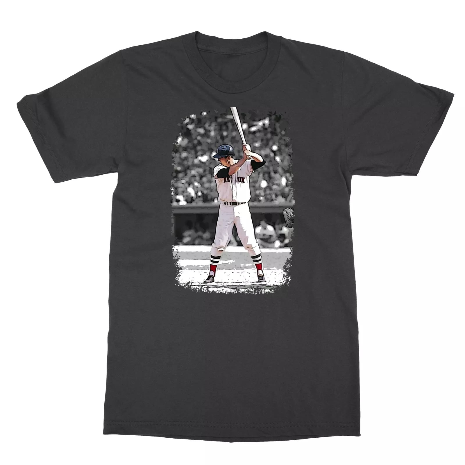 Carl Yastrzemski At Bat Legend Boston Baseball Fan Men's TShirt