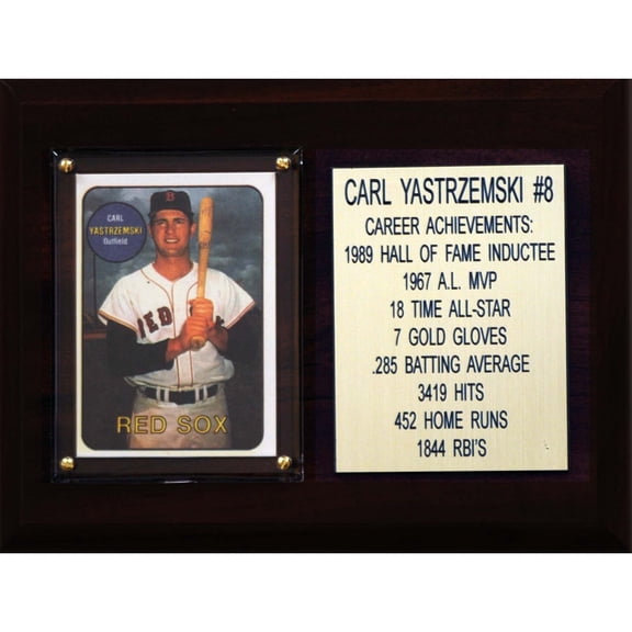 Carl Yastrzemski Boston Red Sox 6'' x 8'' Plaque