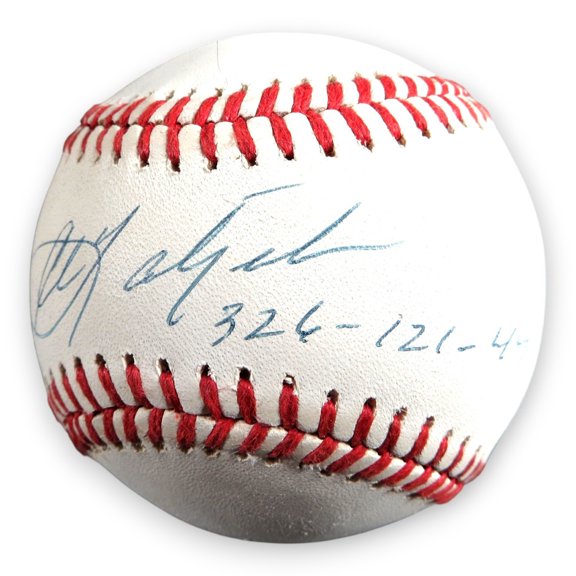 Carl Yastrzemski Signed Autograph AL Baseball Red Sox TC "326-121-44" PSA M98027
