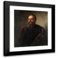 thumbnail image 1 of Carl Zewy 12x13 Black Modern Framed Museum Art Print Titled - Self-Portrait, 1 of 5